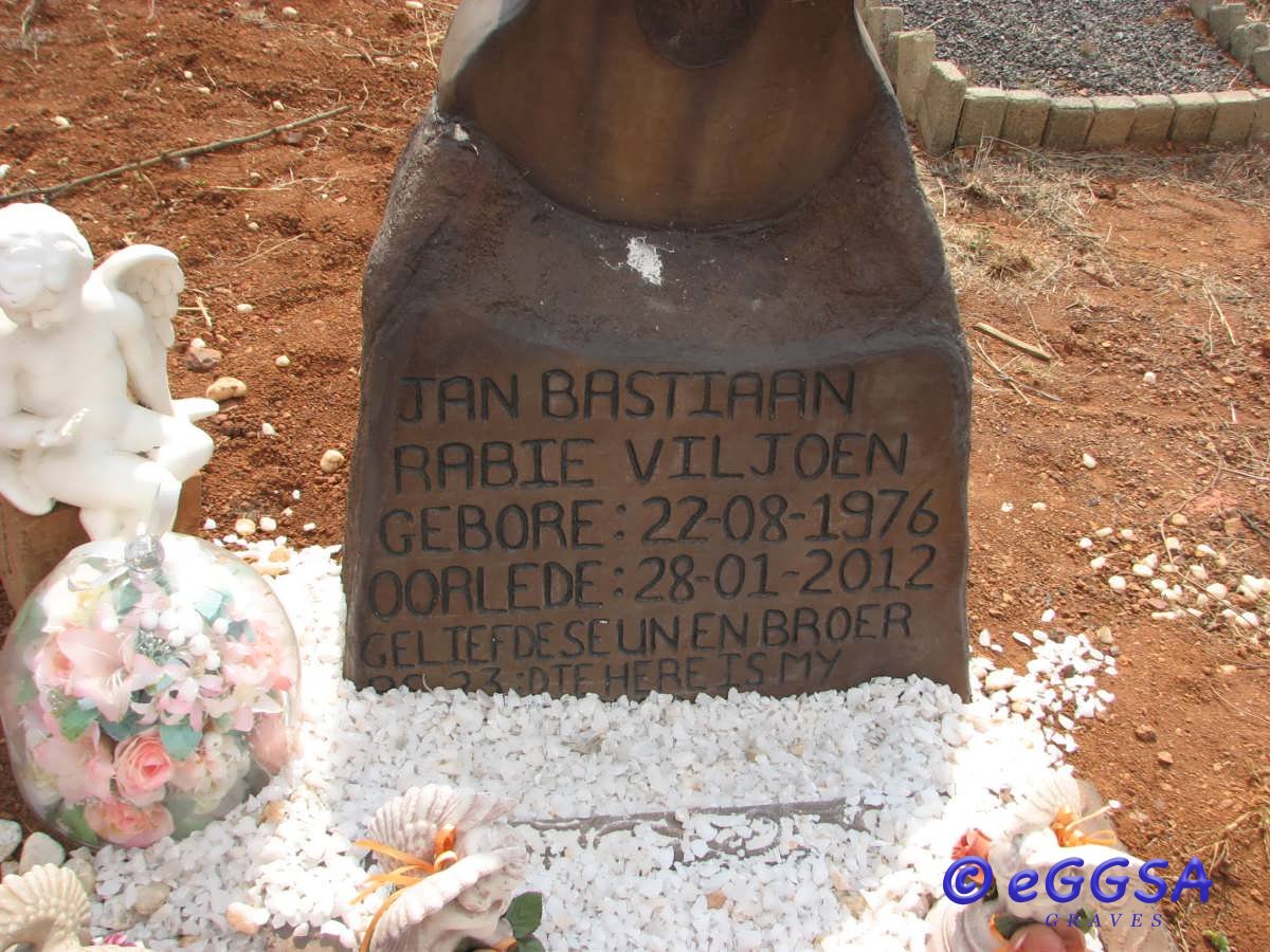 VILJOEN Jan Bastiaan Rabie 1976-2012