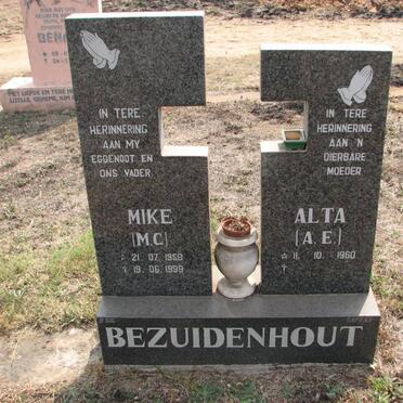 BEZUIDENHOUT M.C. 1958-1999 &amp; A.E. 1960-