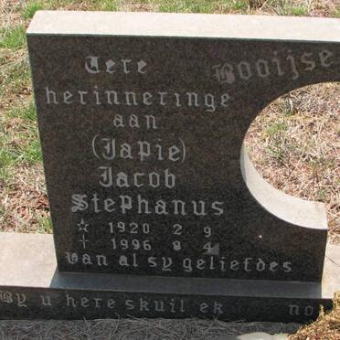 BOOIJSE Jacob Stephanus 1920-1996