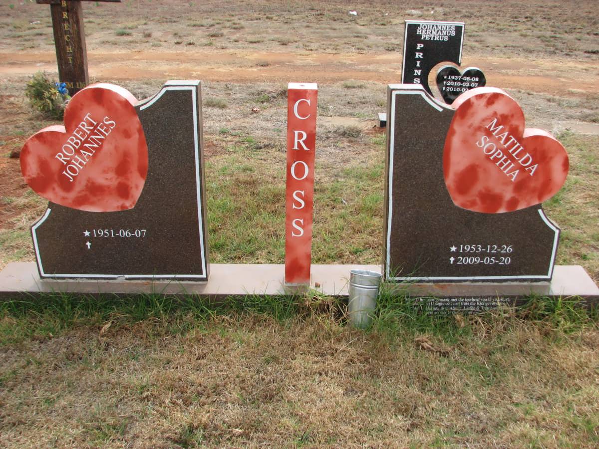 CROSS Robert Johannes 1951- &amp; Matilda Sophia 1953-2009