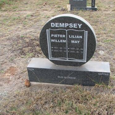 DEMPSEY Pieter William 1931-2003 &amp; Lilian May 1937-2006