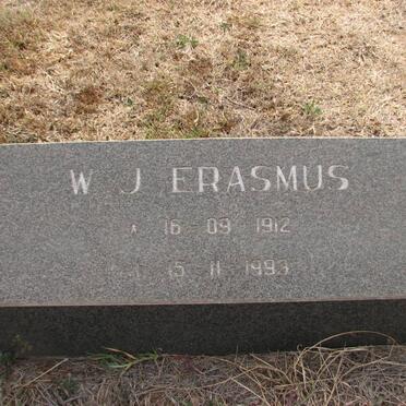 ERASMUS W.J. 1912-1993