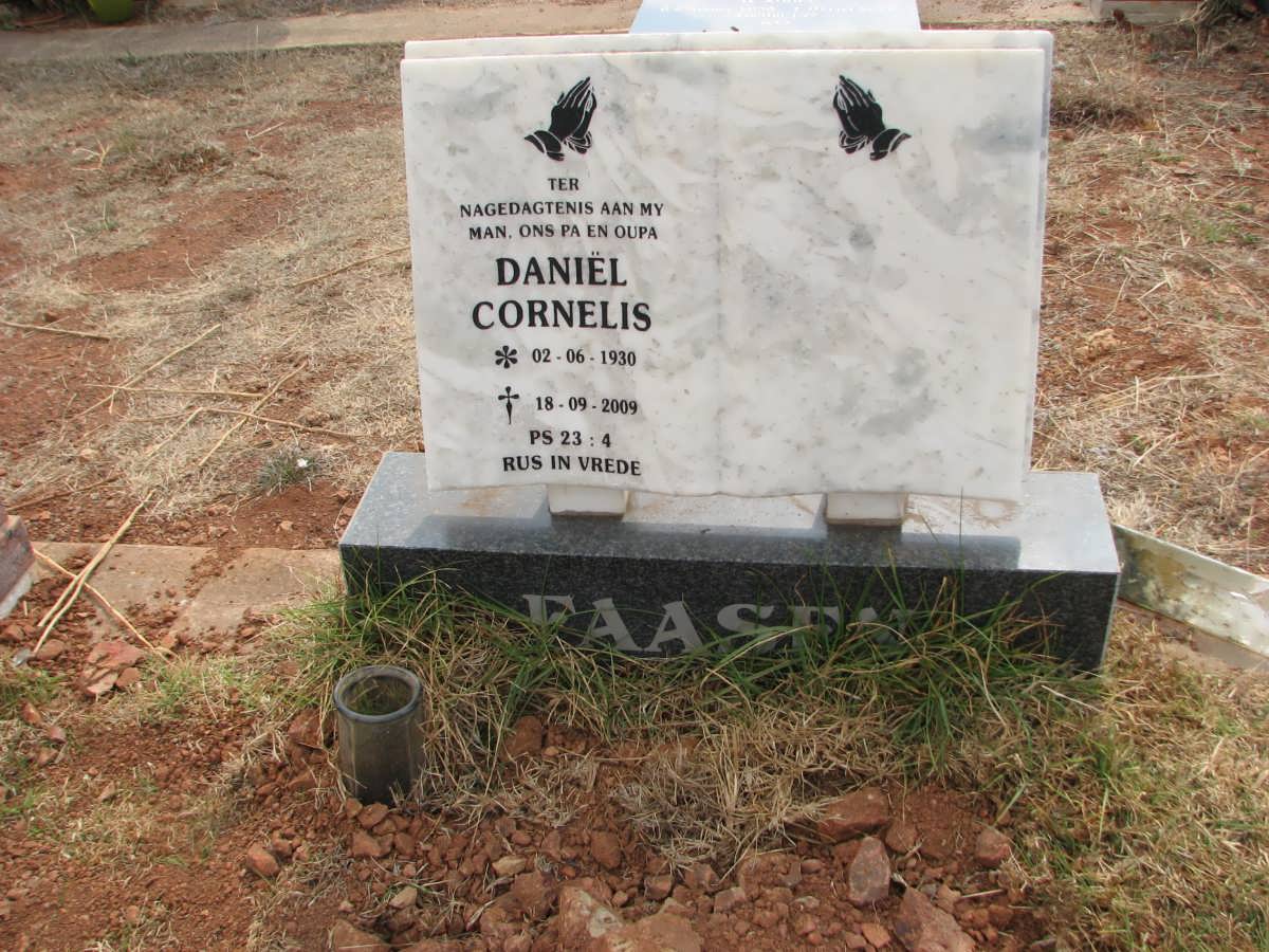 FAASEN Daniël Cornelis 1930-2009