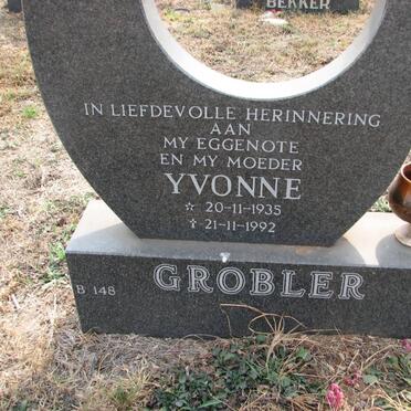 GROBLER Yvonne 1935-1992