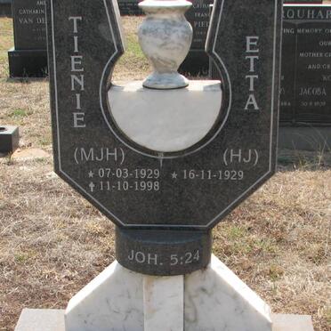 GELDENHUYS M.J.H. 1929-1998 &amp; H.J. 1929-