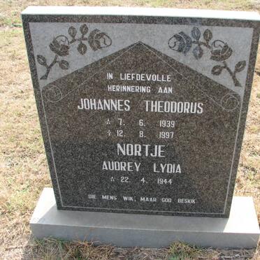 NORTJE Johannes Theodorus 1939-1997 &amp; Audrey Lydia 1944-