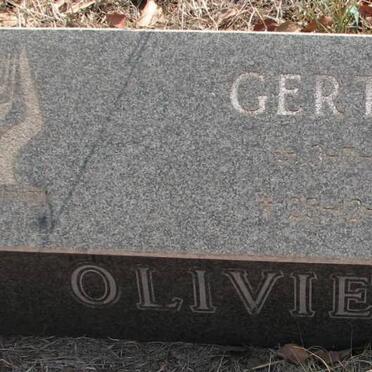 OLIVIER Gert J. 1925-1988