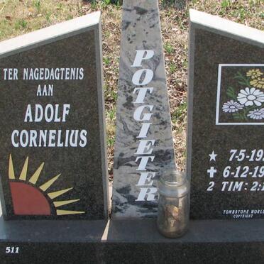 POTGIETER Adolf Cornelius 1932-1989