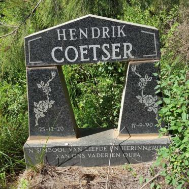 COETSER Hendrik 1920-1990