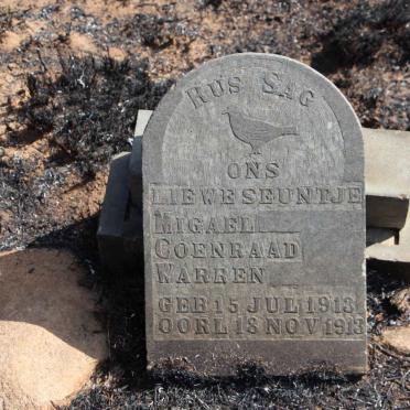 WARREN Migael Coenraad 1913-1913