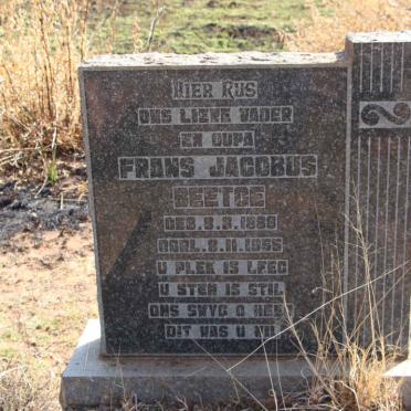 BEETGE Frans Jacobus 1888-1955