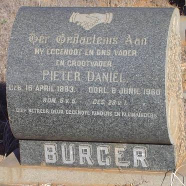 BURGER Pieter Daniel 1883-1960