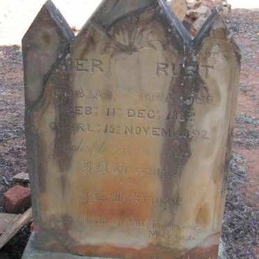 ERASMUS Tobias Johannes 1882-1892