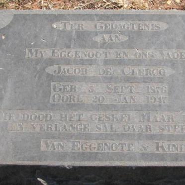 CLERCQ Jacob, de 1876-1917