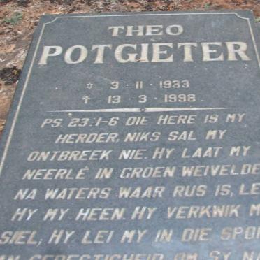 POTGIETER Theo 1933-1998