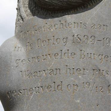 Mpumalanga, LYDENBURG district, Dullstroom, Kleinzuikerboschkop 93 JT _2, Ouhoutbossie, Burgher Memorial