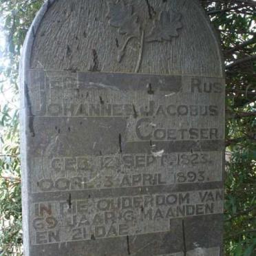 COETSER Johannes Jacobus 1823-1893