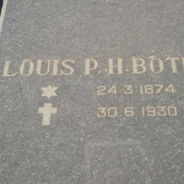 BOTHA Louis P.H. 1874-1930