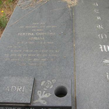 BEIROWSKI Andries Hendrik 1931-2002 &amp; Gertina Christina Adriana 1934-1992