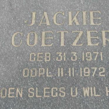 COETZER Jackie 1971-1972
