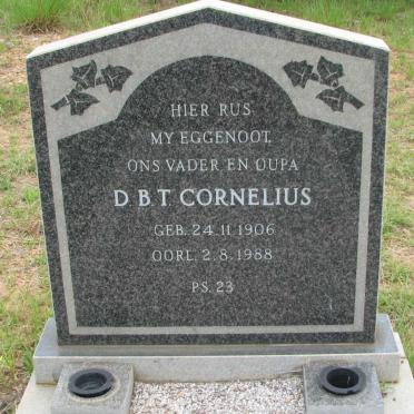 CORNELIUS D.B.T. 1906-1988