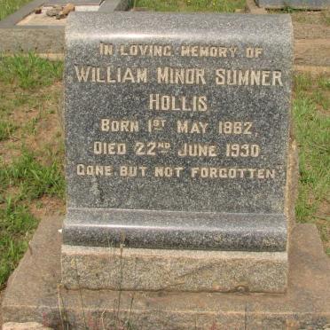 HOLLIS William Minor Sumner 1862-1930