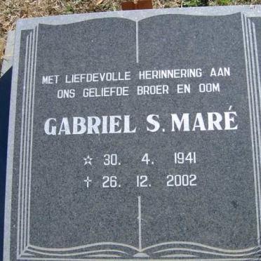 MARÉ Gabriel S. 1941-2002