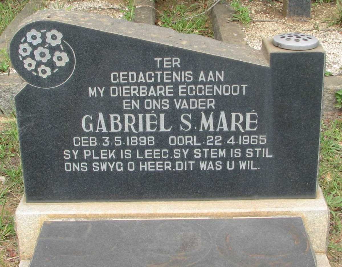 MARÉ Gabriel S. 1898-1965