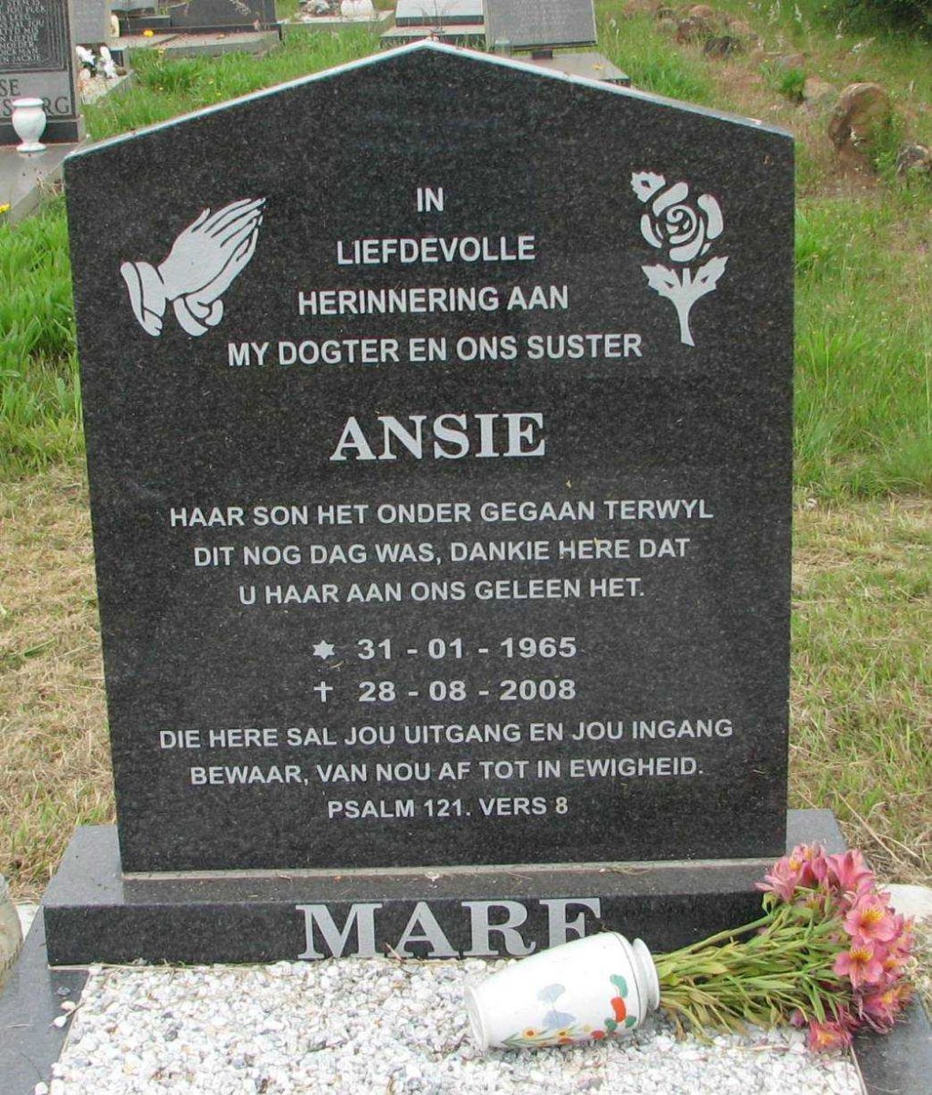 MARE Ansie 1965-2008