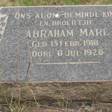 MARE Abraham 1918-1928