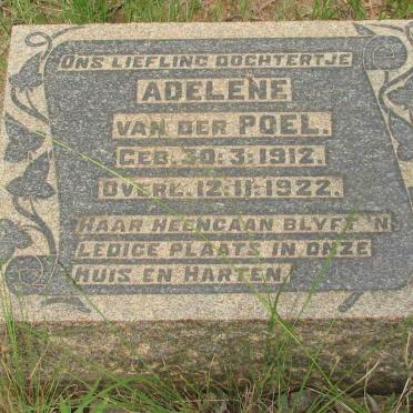 POEL Adelene, van der 1912-1922