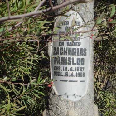 PRINSLOO Zacharias 1887-1958