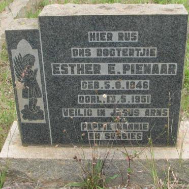 PIENAAR Esther E. 1946-1951