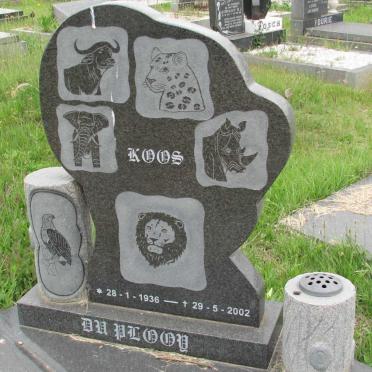 PLOOY Koos, du 1936-2002