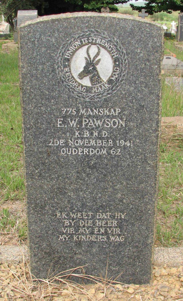 PAWSON E.W. -1941