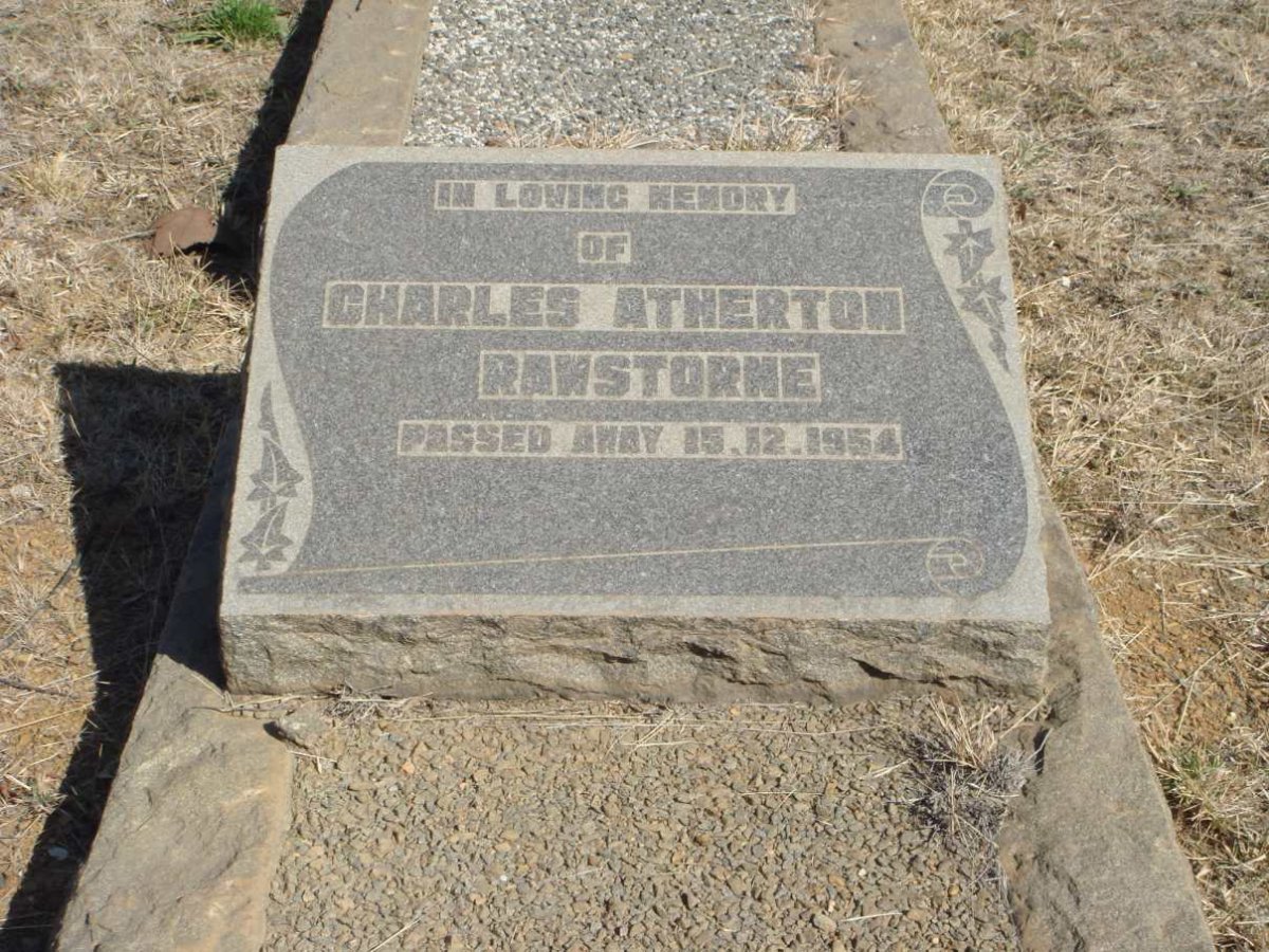 RAWSTORNE Charles Atherton -1954