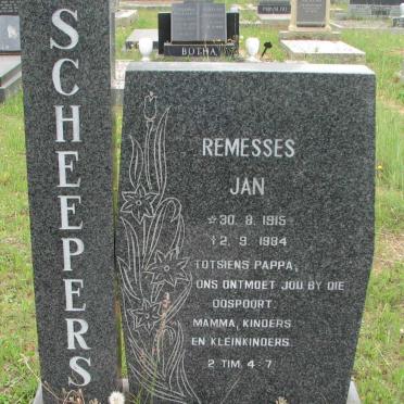 SCHEEPERS Remesses Jan 1915-1984