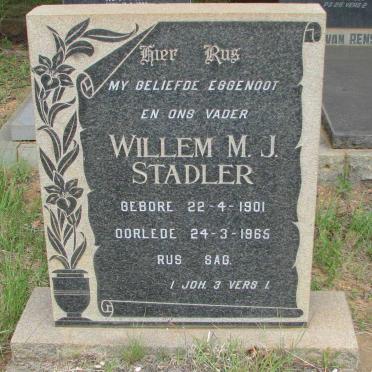 STADLER Willem M.J. 1901-1965