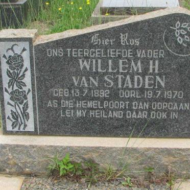 STADEN Willem H. van 1892-1970