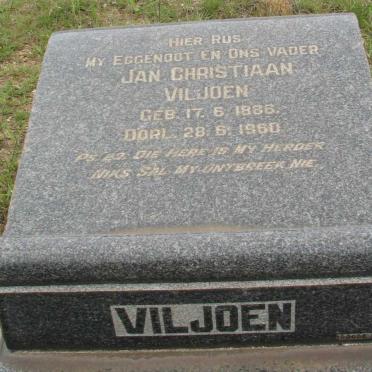 VILJOEN Jan Christiaan 1886-1960