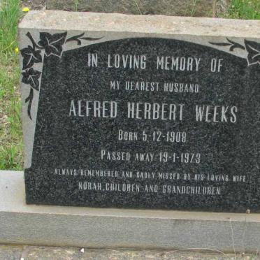 WEEKS Alfred Herbert 1908-1973