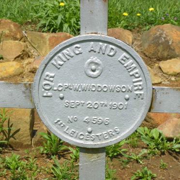 WIDDOWSON W. -1901