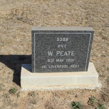 PEATE W. -1901