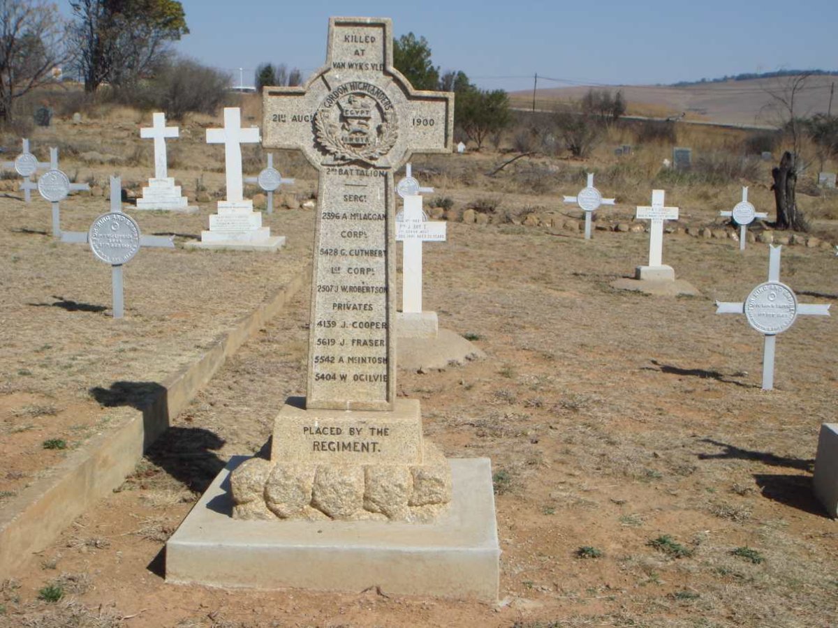 Memorial in memory of Gordon Highlanders 2nd Battalion