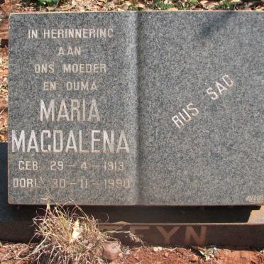 STEYN Maria Magdalena 1913-1990