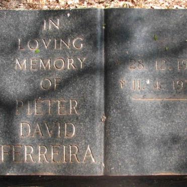 FERREIRA Pieter David 1941-1975