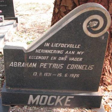 MOCKE Abraham Petrus Cornelis 1931-1976