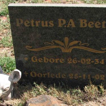 BEETGE Petrus P.A. 1934-2002