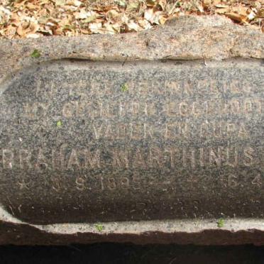 CRONJE Abraham Marthinus 1895-1975