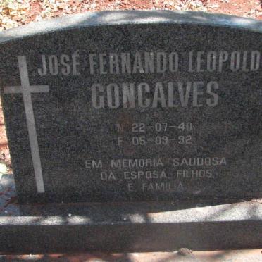 GONCALVES José Fernando Leopoldo 1940-1992